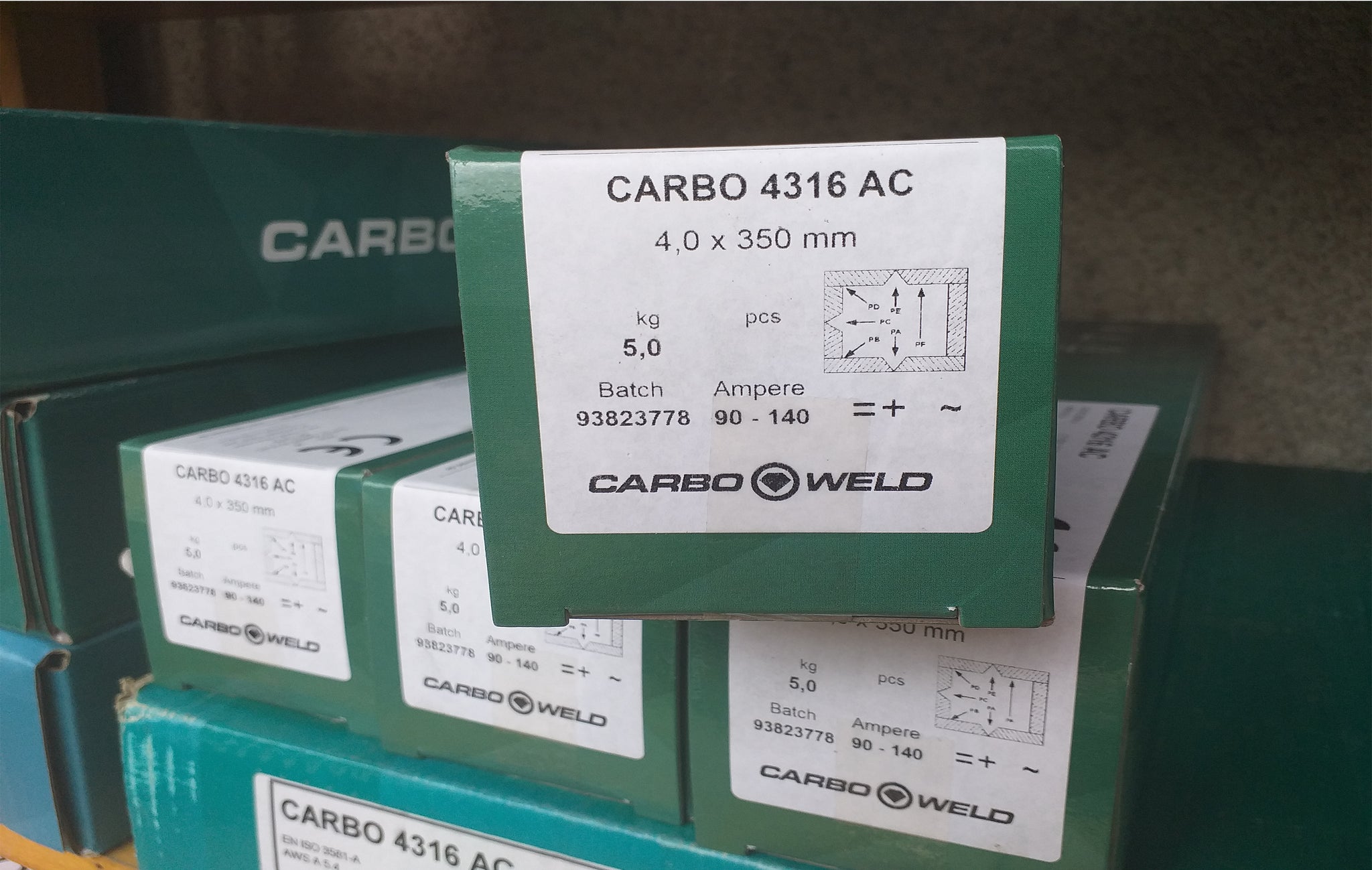 Electrozi INOX CARBO 4316-4,0 mm, pachet 5 kg, pret/pachet – Metal